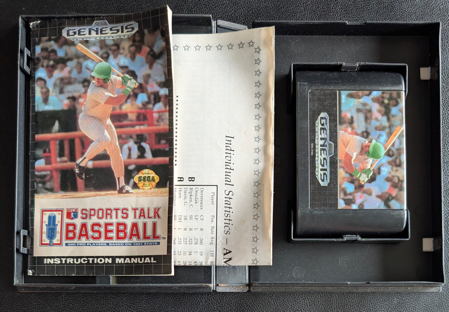 Sports Talk Baseball - Boxed CIB (Sega Genesis) | 1991 | Sports / Baseball