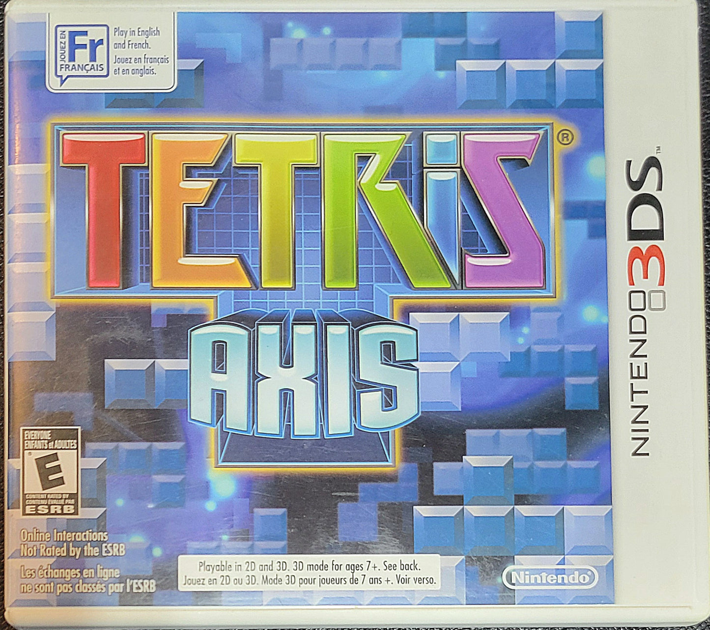 Tetris Axis - CIB Nintendo 3DS (2011) - Like New!
