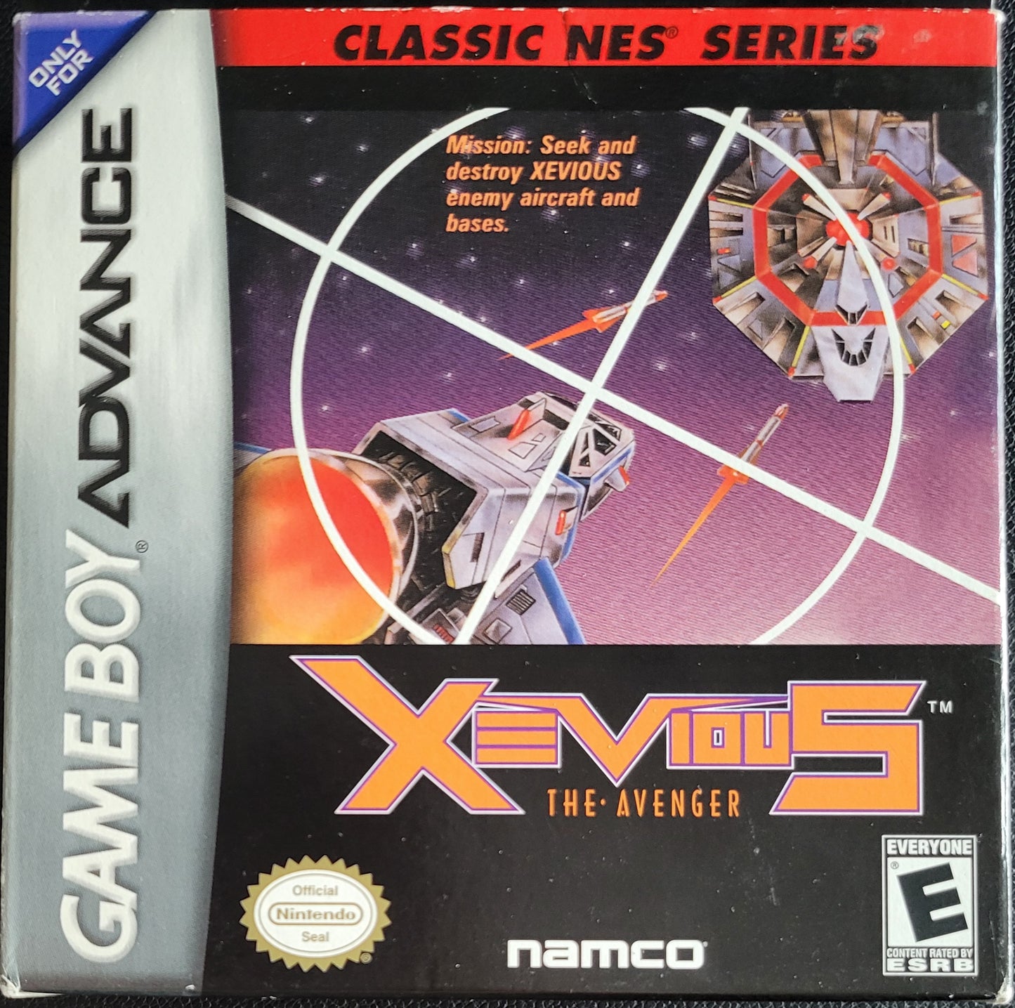 Xevious The Avenger (CIB) Classic NES Series 2004 (VG) - GAMEBOY ADVANCE GBA + Protector