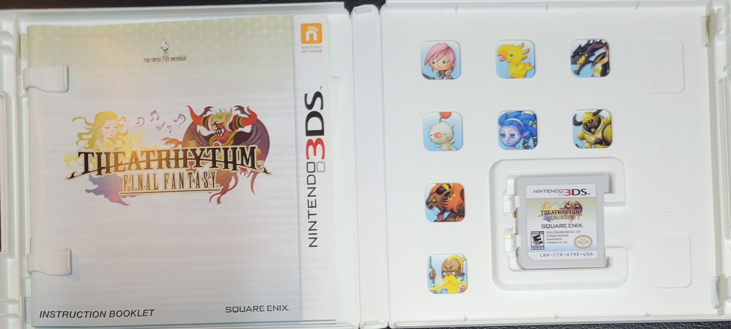 Authentic Theatrhythm Final Fantasy - CIB Nintendo 3DS (2012) - Like New!