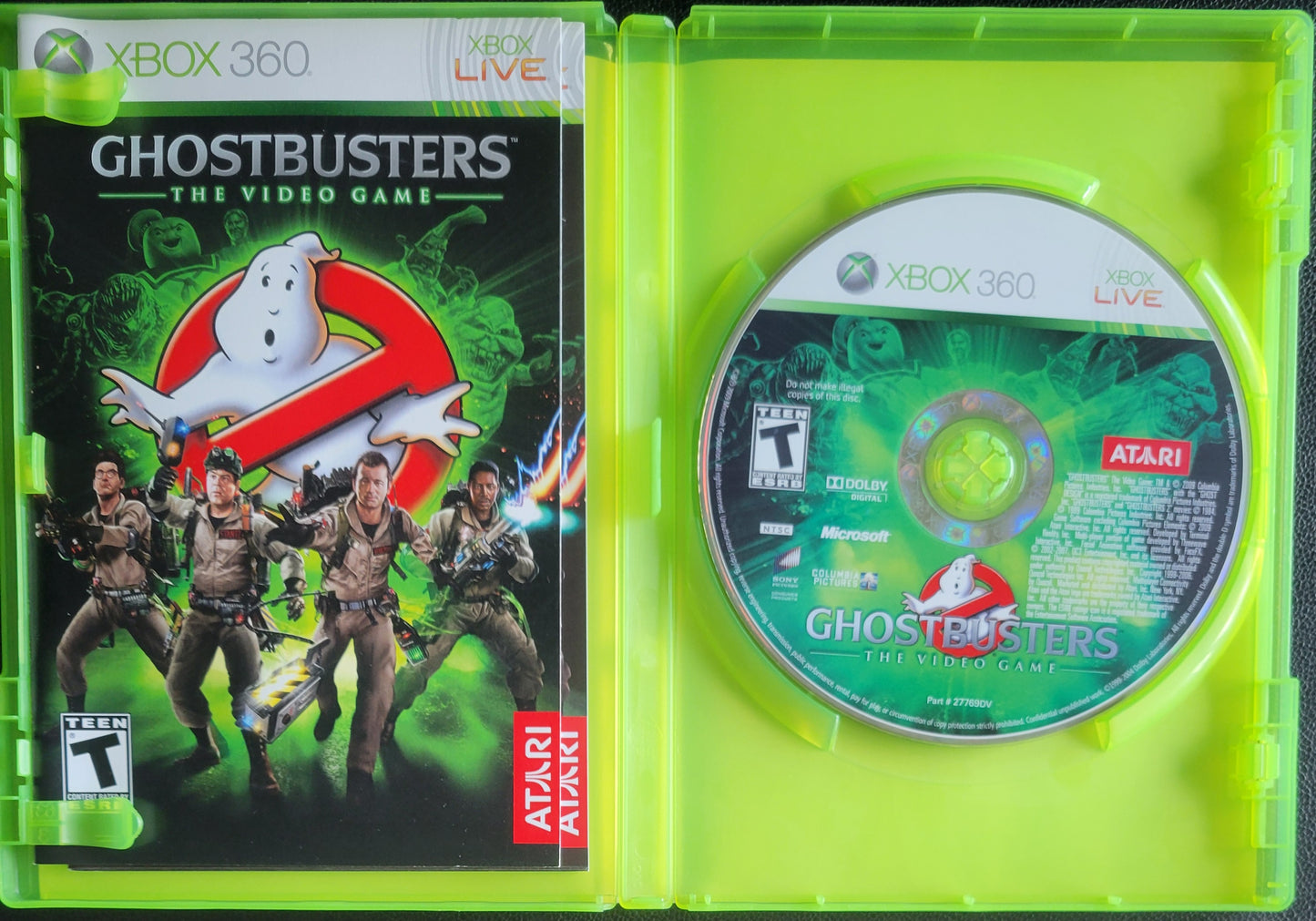 GHOSTBUSTERS The Video Game - (CIB) - Microsoft XBOX 360 - Pre-Owned Like New CLEAN DISC
