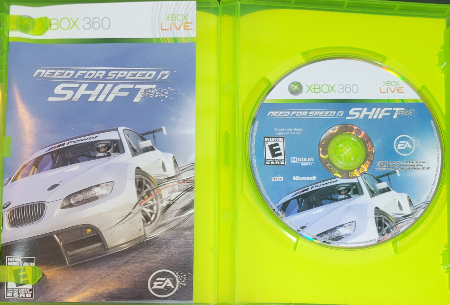 Need for Speed Shift – Microsoft Xbox 360 CIB – Clean Disc – RE-SEALED (2009)
