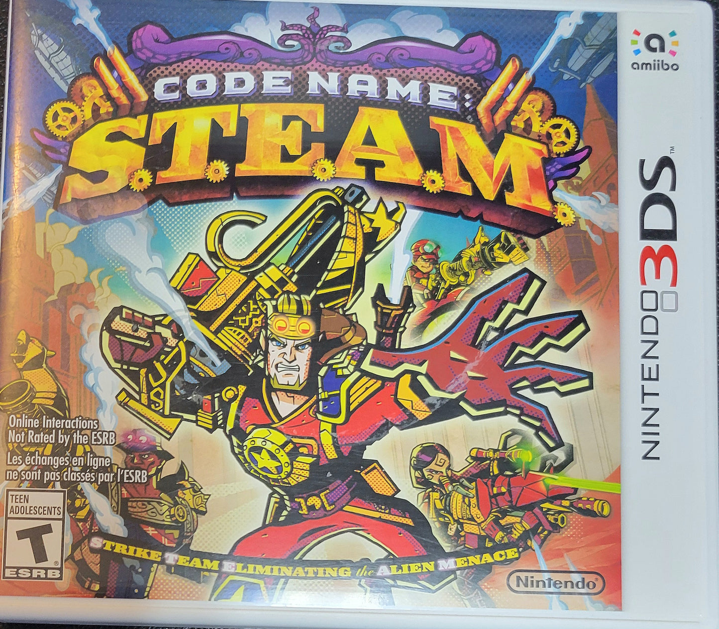 Code Name S.T.E.A.M - Nintendo 3DS (2015) - CIB Like New!