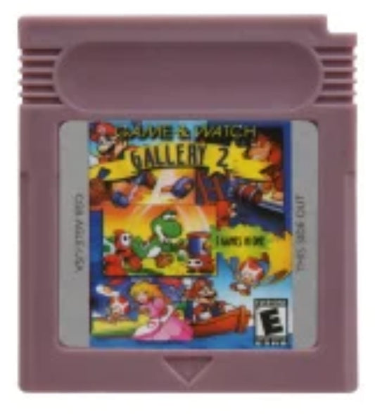 Game & Watch Gallery 2 - GAMEBOY -  GB GBC GBA Handheld Console NTSC Cartridge