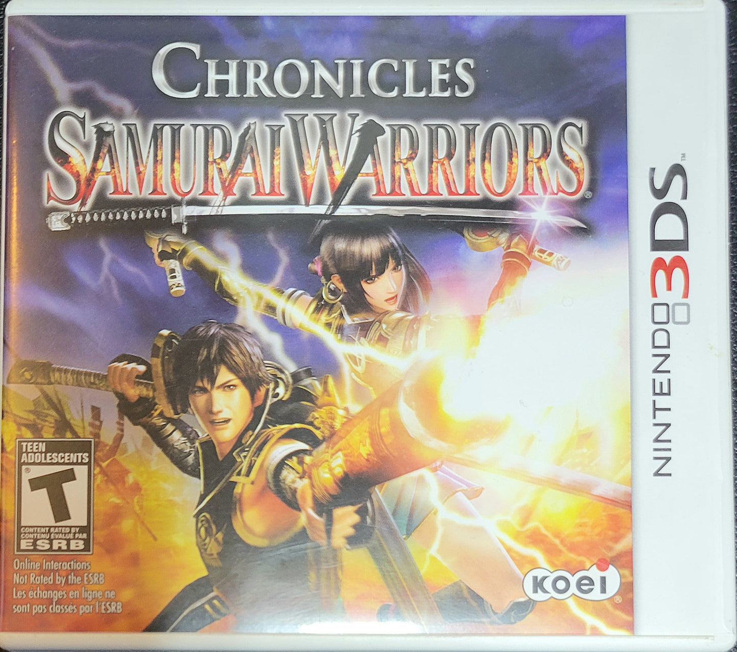 Authentic Samurai Warriors: Chronicles - CIB Nintendo 3DS (2011) - Like New