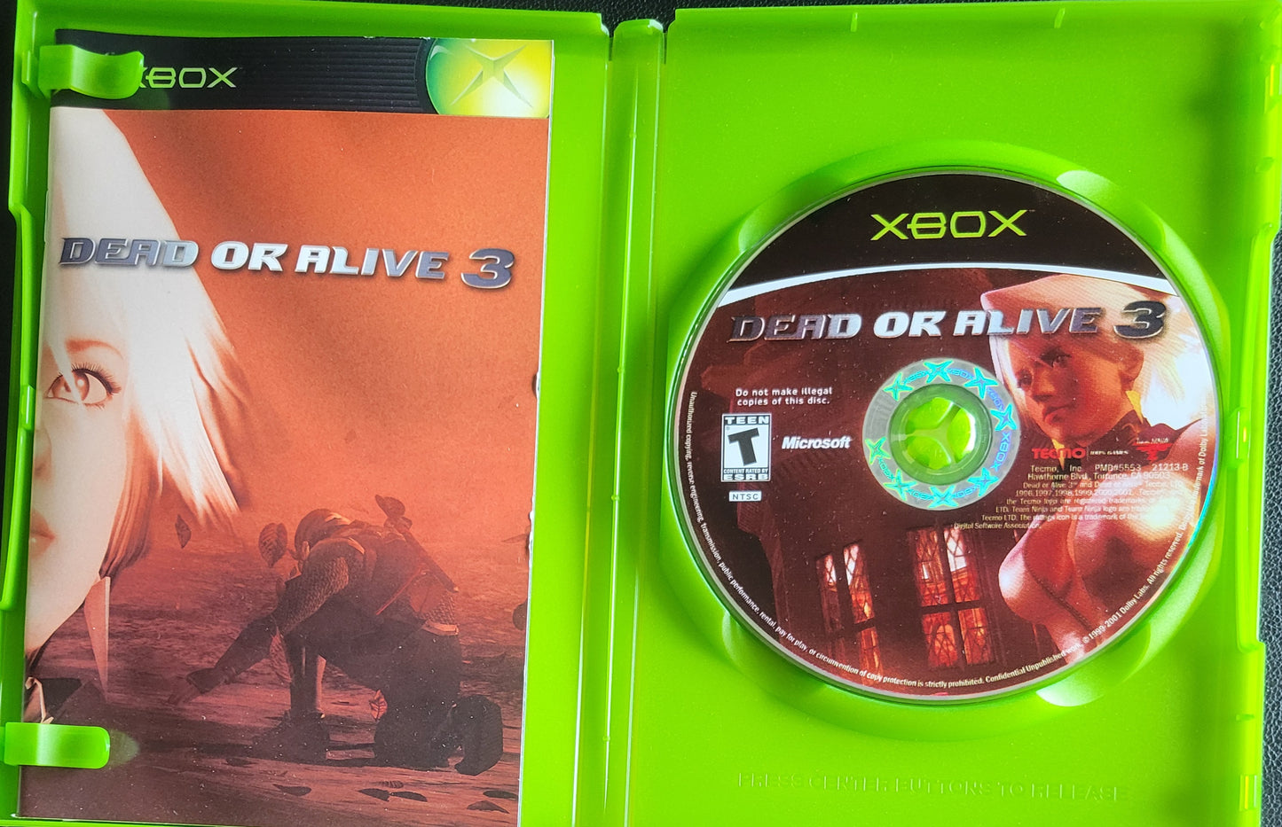 Dead Or Alive 3 (CIB) OG Microsoft XBOX Pre-Owned Great Shape Tested & Working CLEAN DISC