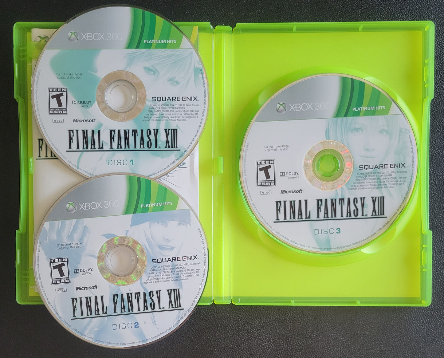 Final Fantasy XIII *Platinum Hits* - (CIB) - Microsoft XBOX 360 - Pre-Owned Like New CLEAN DISC