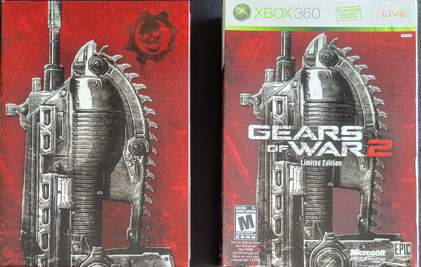 Gears Of War 2: Limited Edition - (CIB) - Microsoft XBOX 360 - Pre-Owned Like New CLEAN DISC