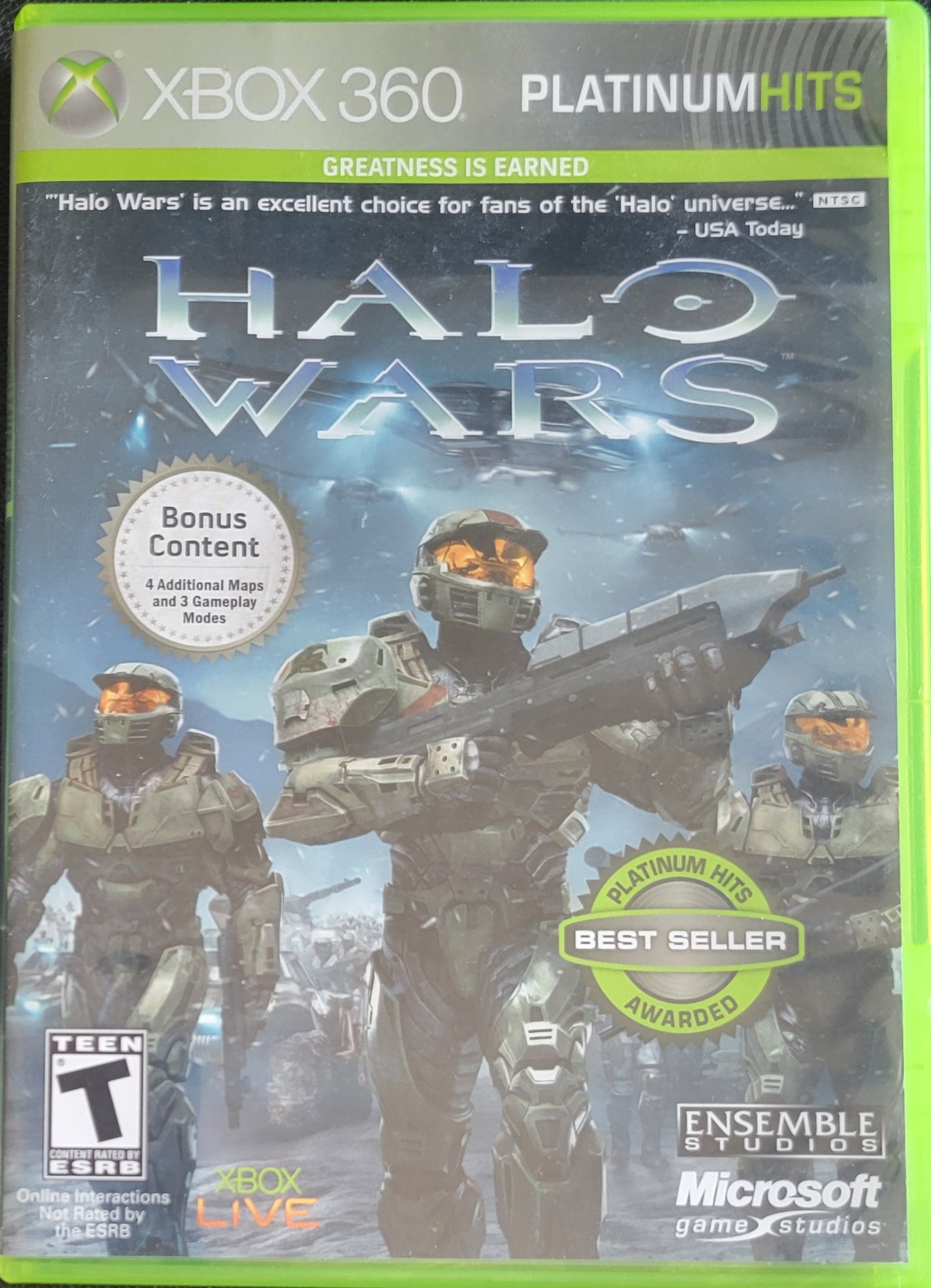 RARE Halo Wars Limited Edition Box Set - (CIB) - Microsoft XBOX 360 - Pre-Owned Like New CLEAN DISC
