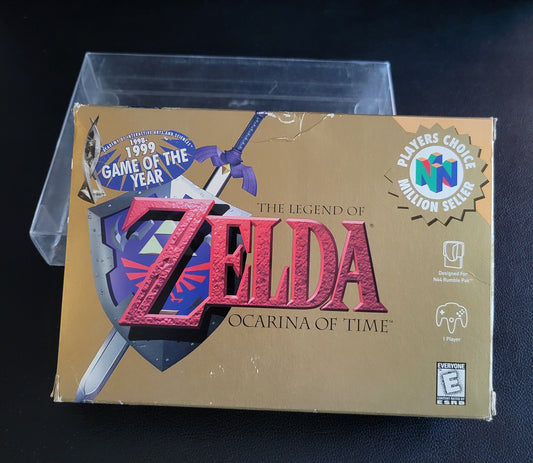AUTHENTIC ZELDA OCARINA OF TIME NINTENDO N64 CIB COMPLETE + BOX + INSTRUCTIONS GREAT SHAPE