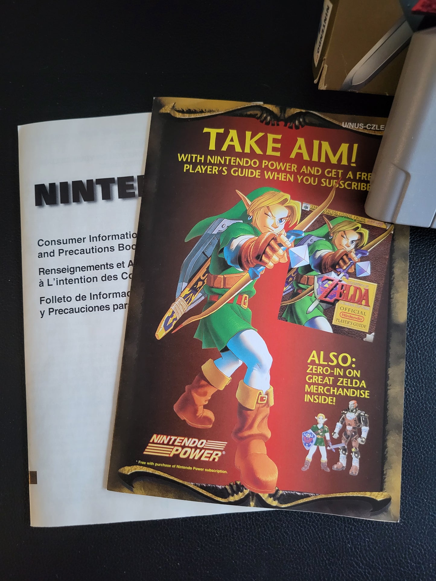 AUTHENTIC ZELDA OCARINA OF TIME NINTENDO N64 CIB COMPLETE + BOX + INSTRUCTIONS GREAT SHAPE