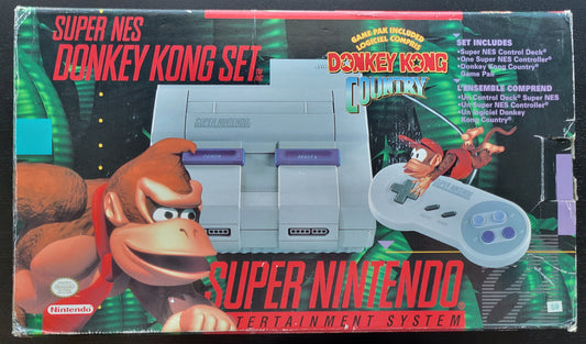 SNES Donkey Kong Country DKC Edition (Early Release) Super Nintendo Ent. System ● OPEN BOX! ● ALL INSERTS ● FACTORY PLASTIC ● IMMACULATE CONDITION
