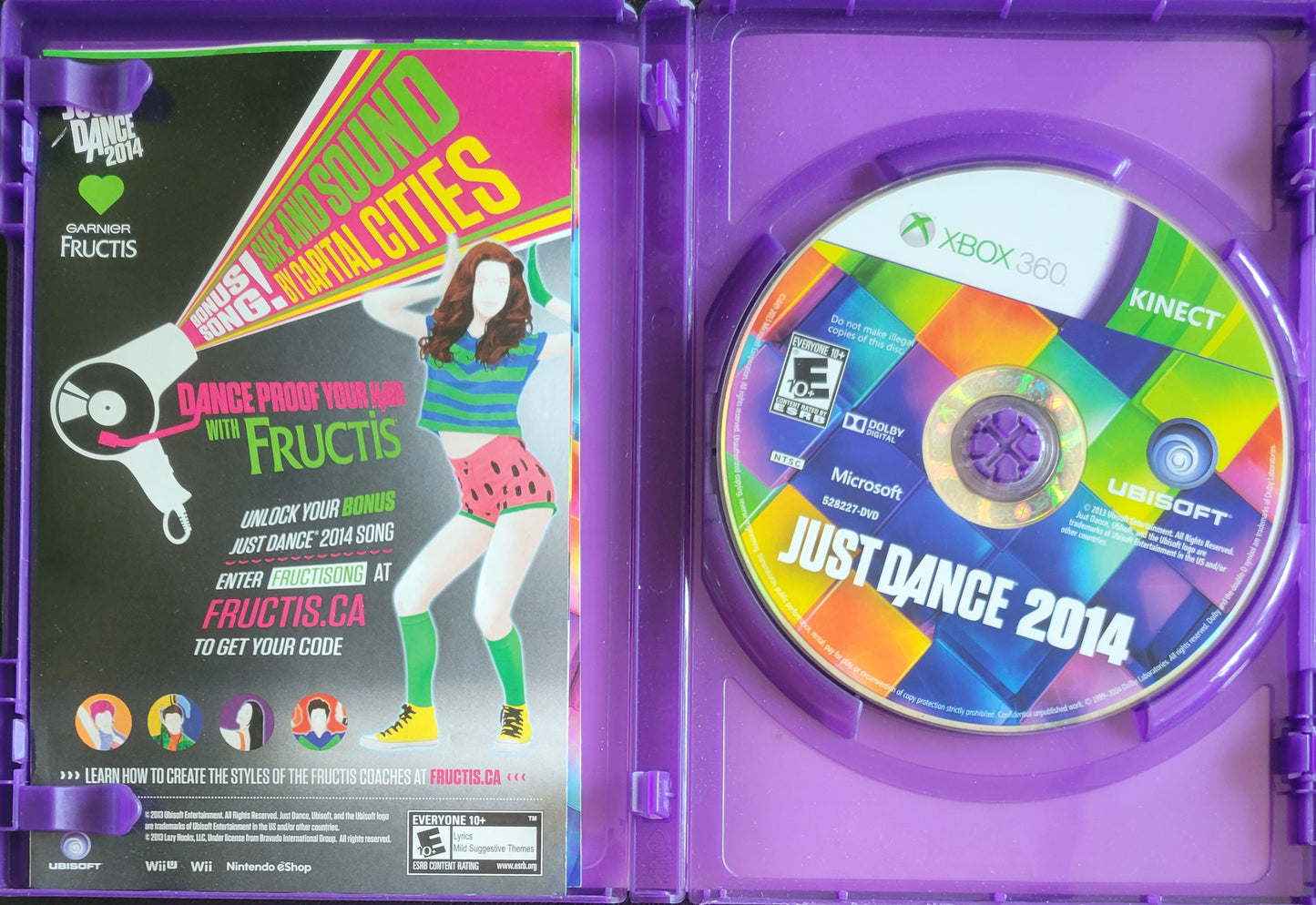 Just Dance 2014 - (CIB) - Microsoft XBOX 360 - Pre-Owned Like New CLEAN DISC