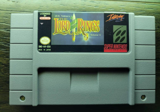 Lord Of The Rings Volume 1 - SNES - Super Nintendo Ent. System NTSC/PAL Cartridge