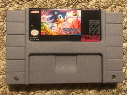 Sonic The Hedgehog - SNES - Super Nintendo Ent. System 1996 NTSC/PAL Cartridge