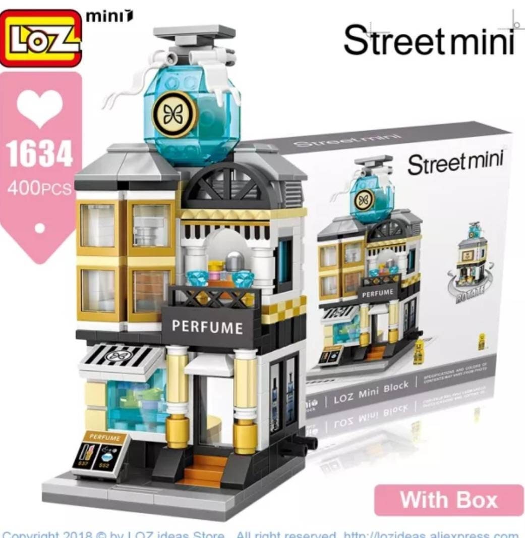 Loz Street Mini Building Blocks Collect Them All & Build - Design Your Own City! Great Christmas Gifts Amazing Value