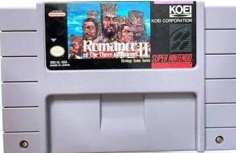 1989 Romance Of 3 Kingdoms II - SNES - Super Nintendo Ent. System NTSC/PAL Cartridge