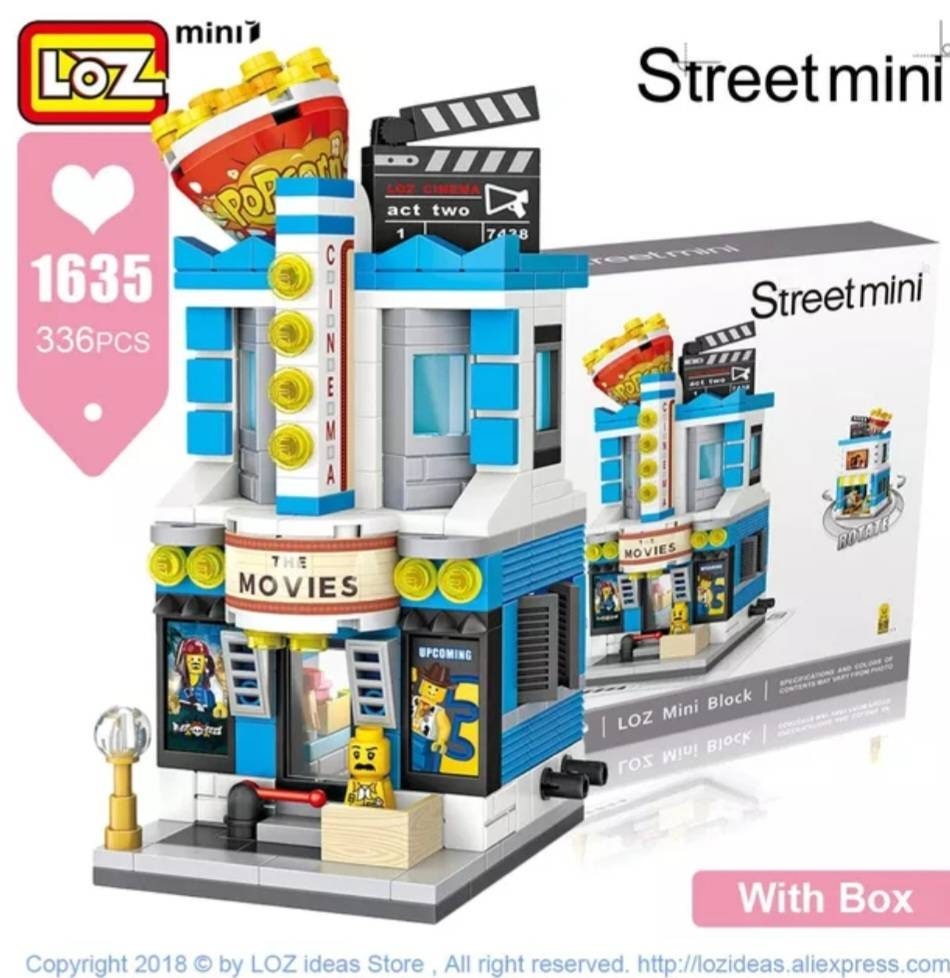 Loz Street Mini Building Blocks Collect Them All & Build - Design Your Own City! Great Christmas Gifts Amazing Value