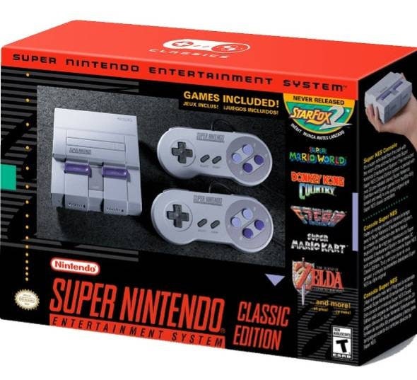 Super Nintendo Classic Edition SNES - (Nintendo Ent. System) 21 Games