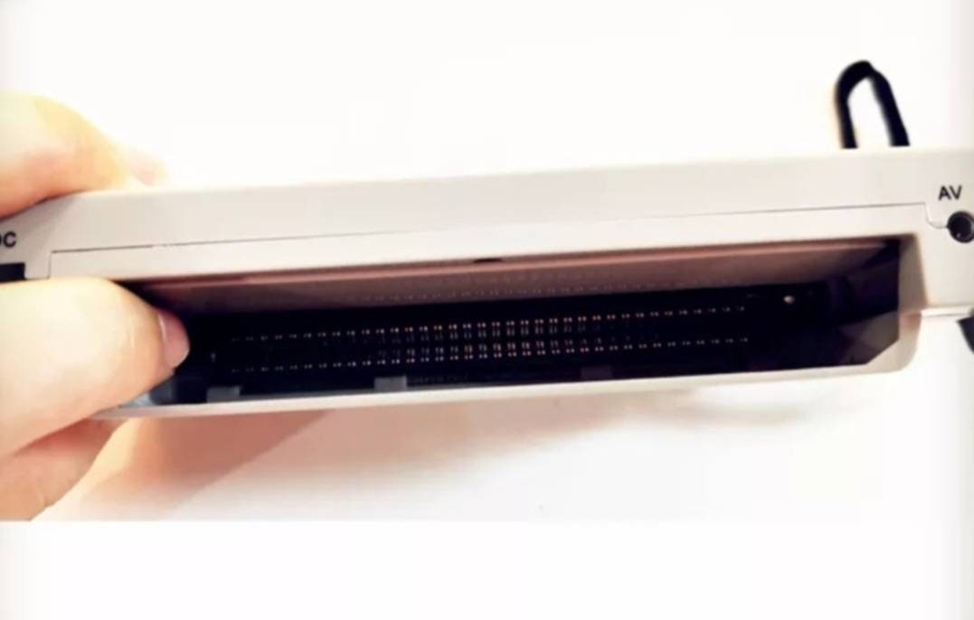 Portable Classic Pocket Nes Console Hand Held GamePlayer Plays Original Nintendo Ent. 1988 Cartridges