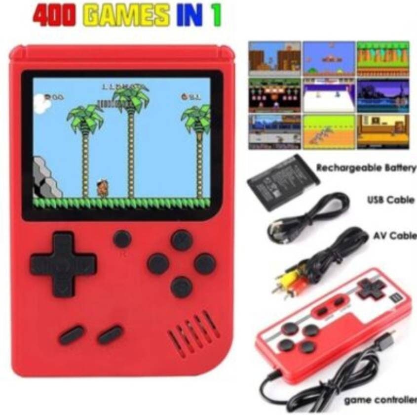 Portable Classic Pocket Hand Held GamePlayer 400 Retro Games In 1 Great Console Hooks To TV!!!