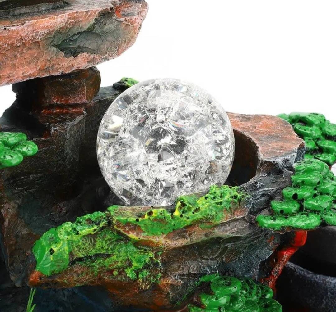 SALE Feng Shui Lucky Stone Water Fountain Peace & Calming Anywhere Solid Statement Piece / Meditate / Beta Aquarium / Add Plants / Bamboo