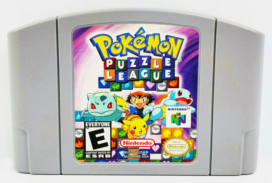 POKÉMON: Puzzle League - ( Nintendo 64 Console 2001 ) Ntsc Or Pal Cartridge only Best Quality Rep Combined Shipping Satisfaction GUARANTEED!