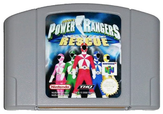 POWER RANGERS 64 - ( Nintendo 64 Console 2000 ) Ntsc Or Pal Cartridge only Best Quality Rep Combined Shipping + Satisfaction Guaranteed!