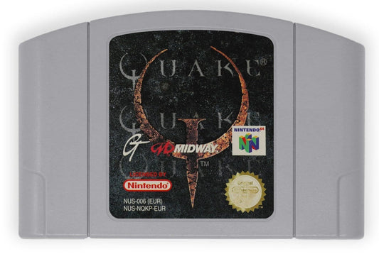 QUAKE 64 - Shooter ( Nintendo 64 Console 1998 ) Ntsc Or Pal Cartridge only Best Quality Rep Combined Shipping + Satisfaction Guaranteed!