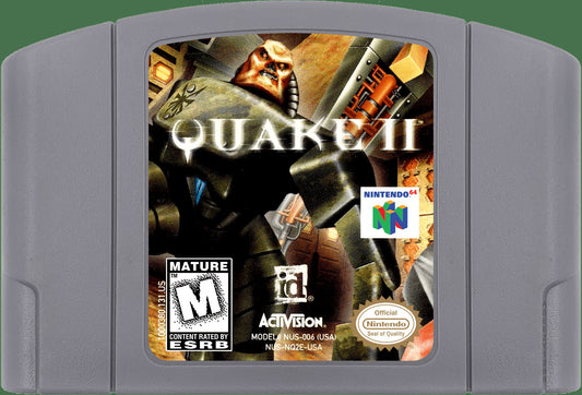 QUAKE 2 64 - Shooter ( Nintendo 64 Console 1998 ) Ntsc Or Pal Cartridge only Best Quality Rep Combined Shipping + Satisfaction Guaranteed!