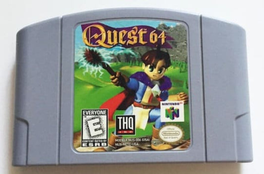 QUEST 64 - Shooter ( Nintendo 64 Console 1998 ) Ntsc Or Pal Cartridge only Best Quality Rep Combined Shipping + Satisfaction Guaranteed!