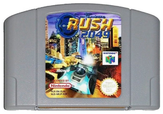 San Francisco RUSH 2049 (Nintendo 64 Console 1999) Ntsc Or Pal Cartridge only Best Quality Rep + Combined Shipping Satisfaction Guaranteed!