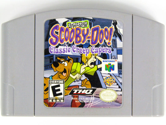 Scooby-Doo: Classic Creep Capers (Nintendo 64 Console 2000) Ntsc + Pal Cartridge only Best Quality Rep Combine SHIP Satisfaction GUARANTEED