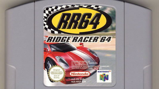 Rr64 RIDGE RACER 64 (Nintendo 64 Console 2000) Ntsc Or Pal Cartridge only Best Quality Rep + Combined Shipping Satisfaction Guaranteed!