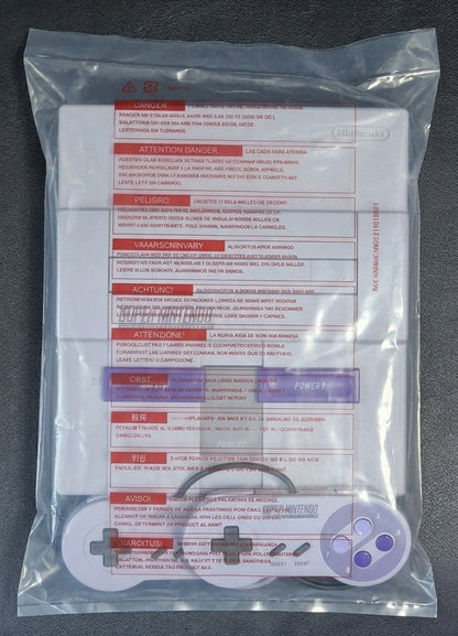 Nintendo 64 (N64) Super Nintendo (SNES) Plastic Bags | NUS-1 / NUS-2 | Original-Style Packaging