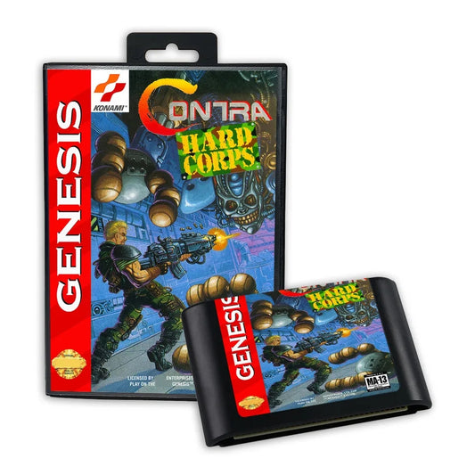 Contra: Hard Corps (Sega Genesis) (1994) | Run & Gun Action Game Cartridge