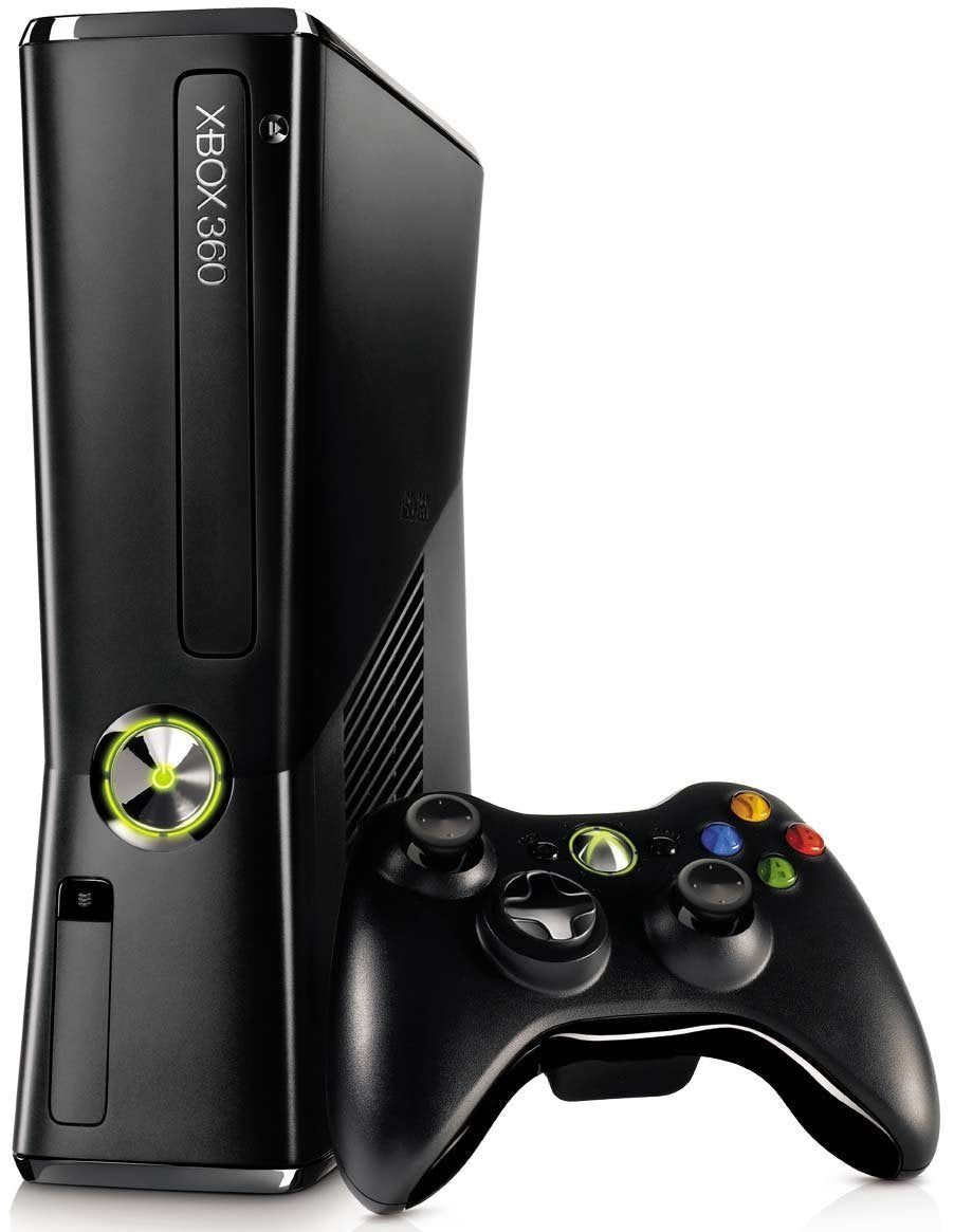 120 GB XBOX 360 ELITE CONSOLE + 1 Game + 1 Controller & Hook Up Cords