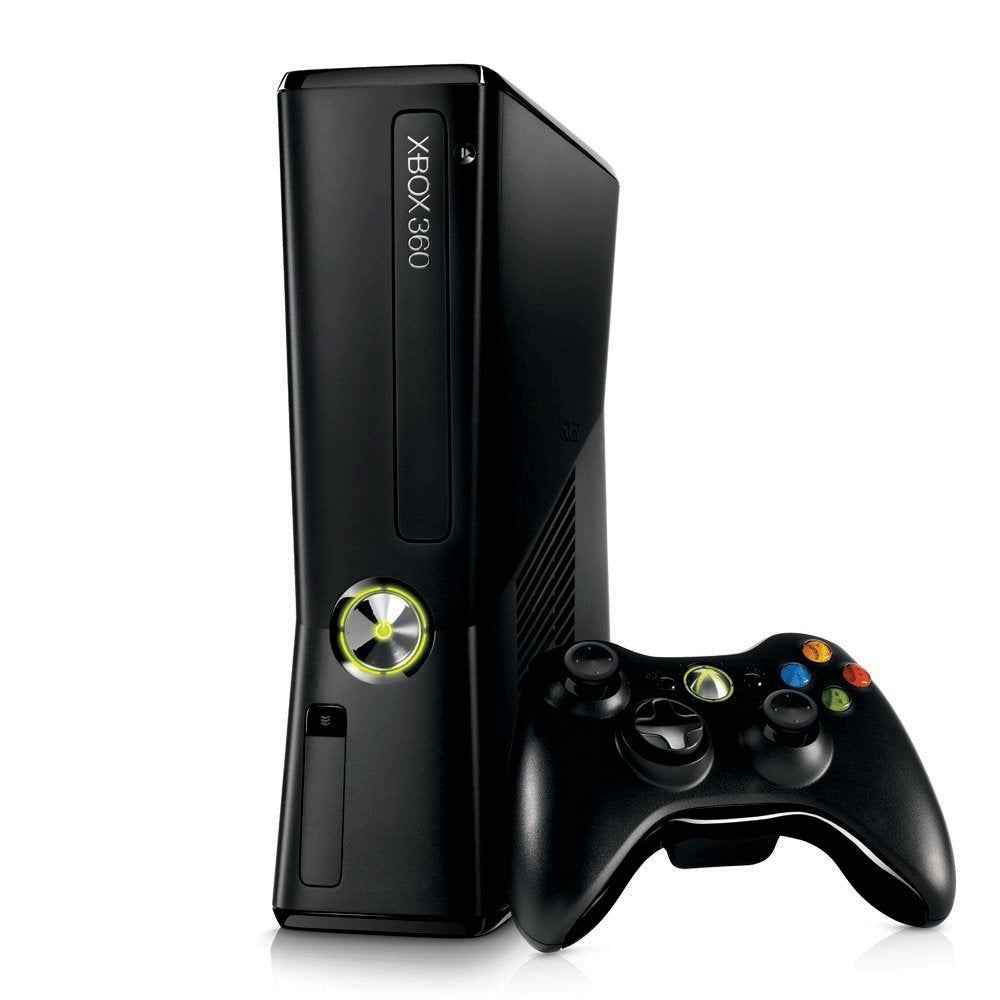 120 GB XBOX 360 ELITE CONSOLE + 1 Game + 1 Controller & Hook Up Cords