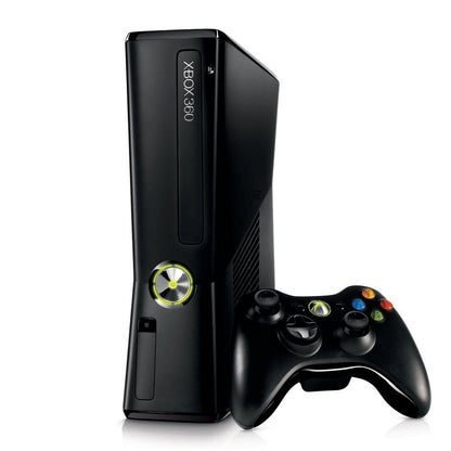 120 GB XBOX 360 ELITE CONSOLE + 1 Game + 1 Controller & Hook Up Cords