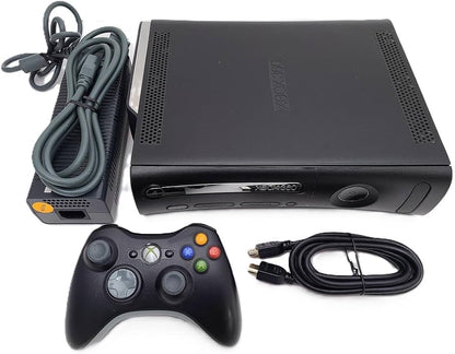120 GB XBOX 360 ELITE CONSOLE + 1 Game + 1 Controller & Hook Up Cords