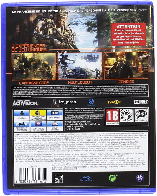 COD Call Of Duty Black OPS 3 – (CIB) – Sony PlayStation 4 PS4 – Re-Sealed (2015)