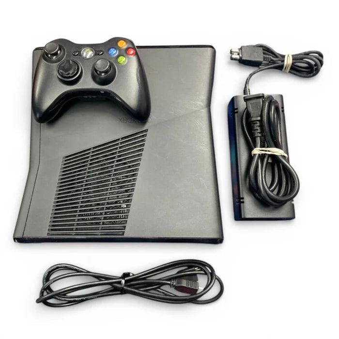 120 GB XBOX 360 ELITE CONSOLE + 1 Game + 1 Controller & Hook Up Cords