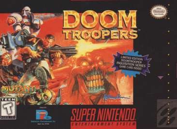 DOOM TROOPERS: Mutant Chronicles - SNES - Cartridge Super Nintendo Ent. System Classic Arcade Game