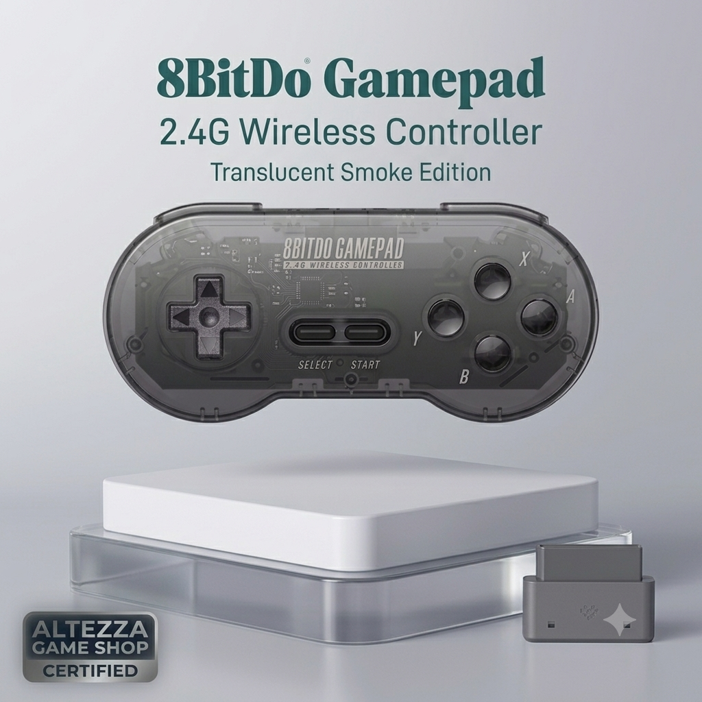 8BitDo SN30 Wireless Gamepad for Original SNES (Super Nintendo) | Multiple Colors | Wireless Controller | Includes Receiver