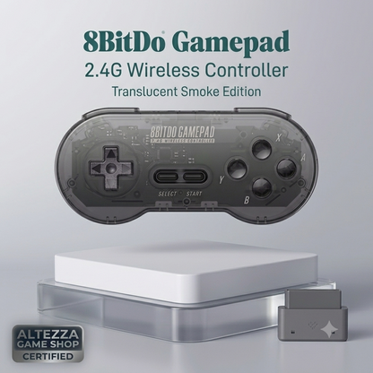 8BitDo SN30 Wireless Gamepad for Original SNES (Super Nintendo) | Multiple Colors | Wireless Controller | Includes Receiver
