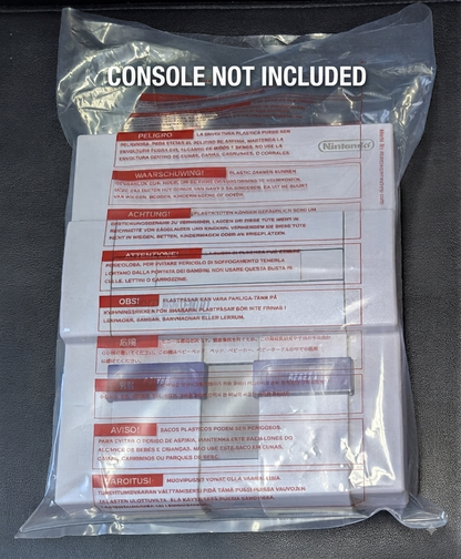 Nintendo 64 (N64) Super Nintendo (SNES) Plastic Bags | NUS-1 / NUS-2 | Original-Style Packaging