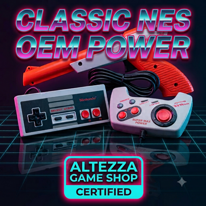 Nintendo NES OEM Accessories Bundle | Controller, Zapper, Four Score, NES Max | Tested & Working