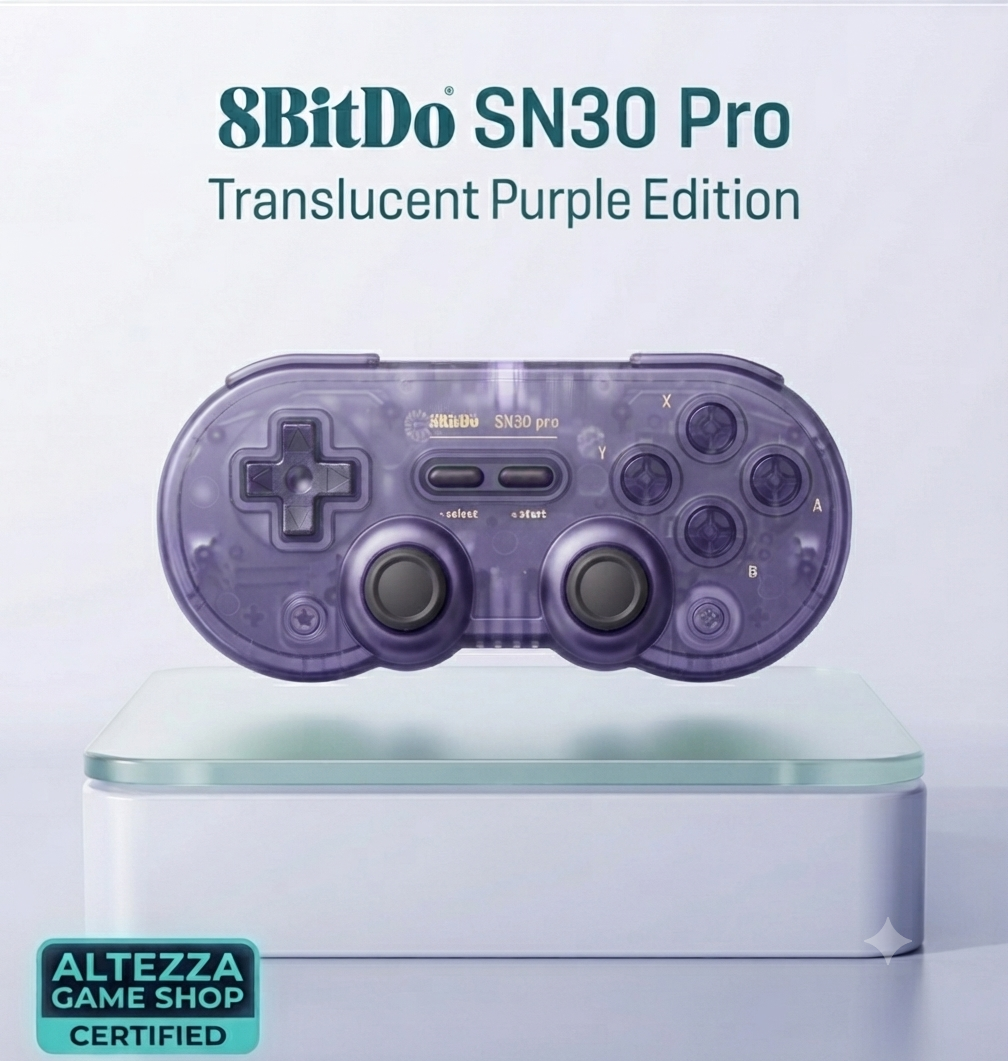 8BitDo SN30 Pro Universal Bluetooth Controller | Multi-Platform Gaming | Analog Joysticks | Multiple Colors