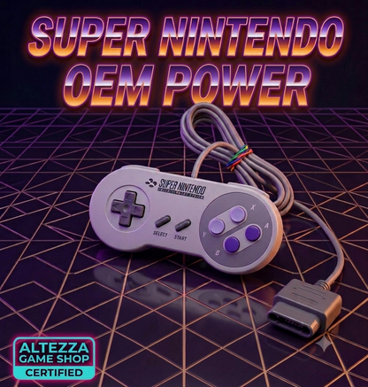 Super Nintendo (SNES) OEM Controller (SNS-005) | Genuine Nintendo | Tested & Working