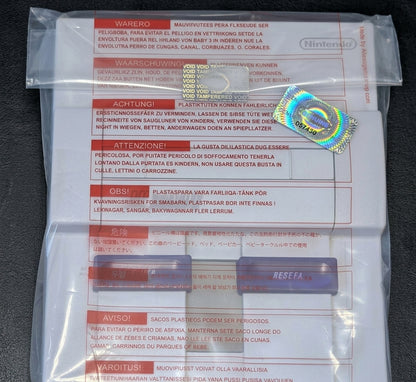 Universal Video Game Plastic Bags | Factory-Style Packaging + VOID Sticker | Playstation | SNES | NES | SEGA